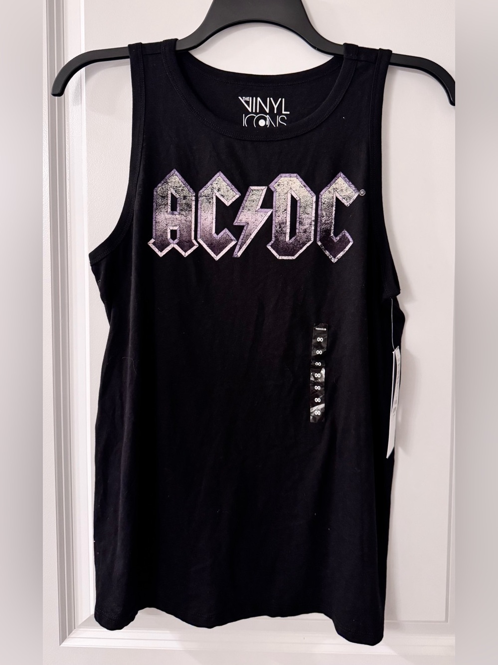 Torrid AC/DC Classic Fit Cotton Crew Tank Sleeveless Graphic Tee